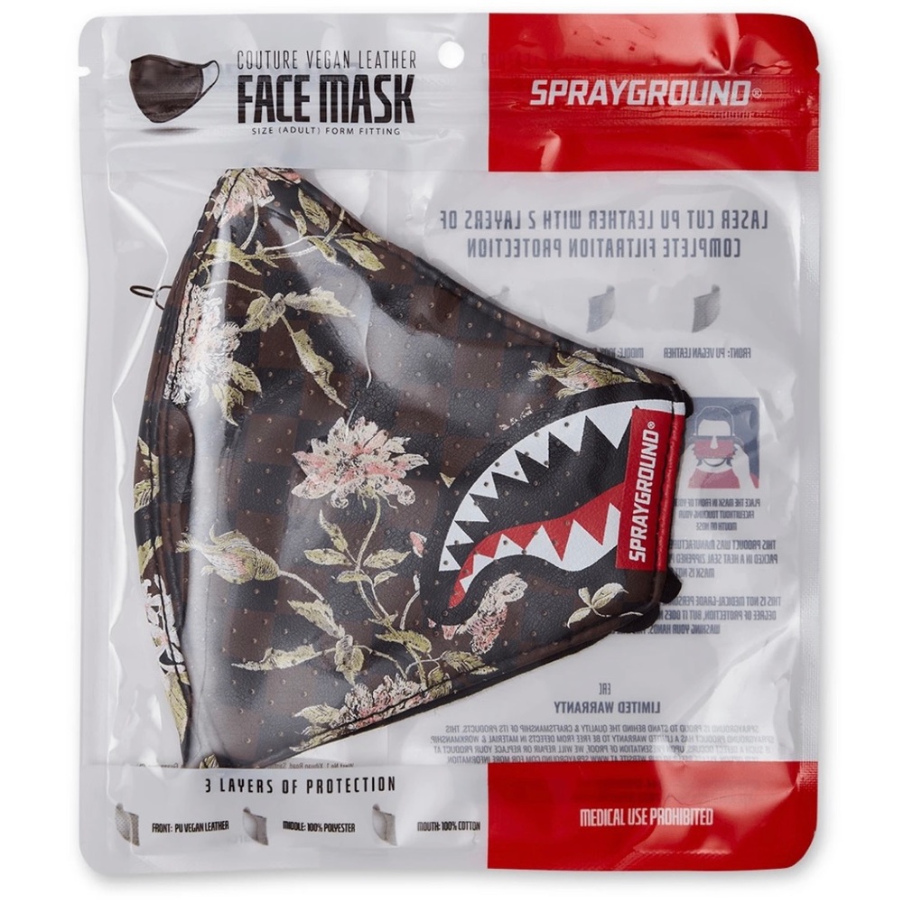 Sprayground Vegan Leather Mask NWT - Picture 6 of 8